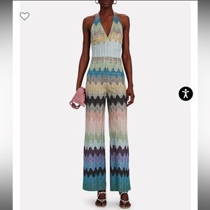 Missoni halter jumpsuit - bright colors